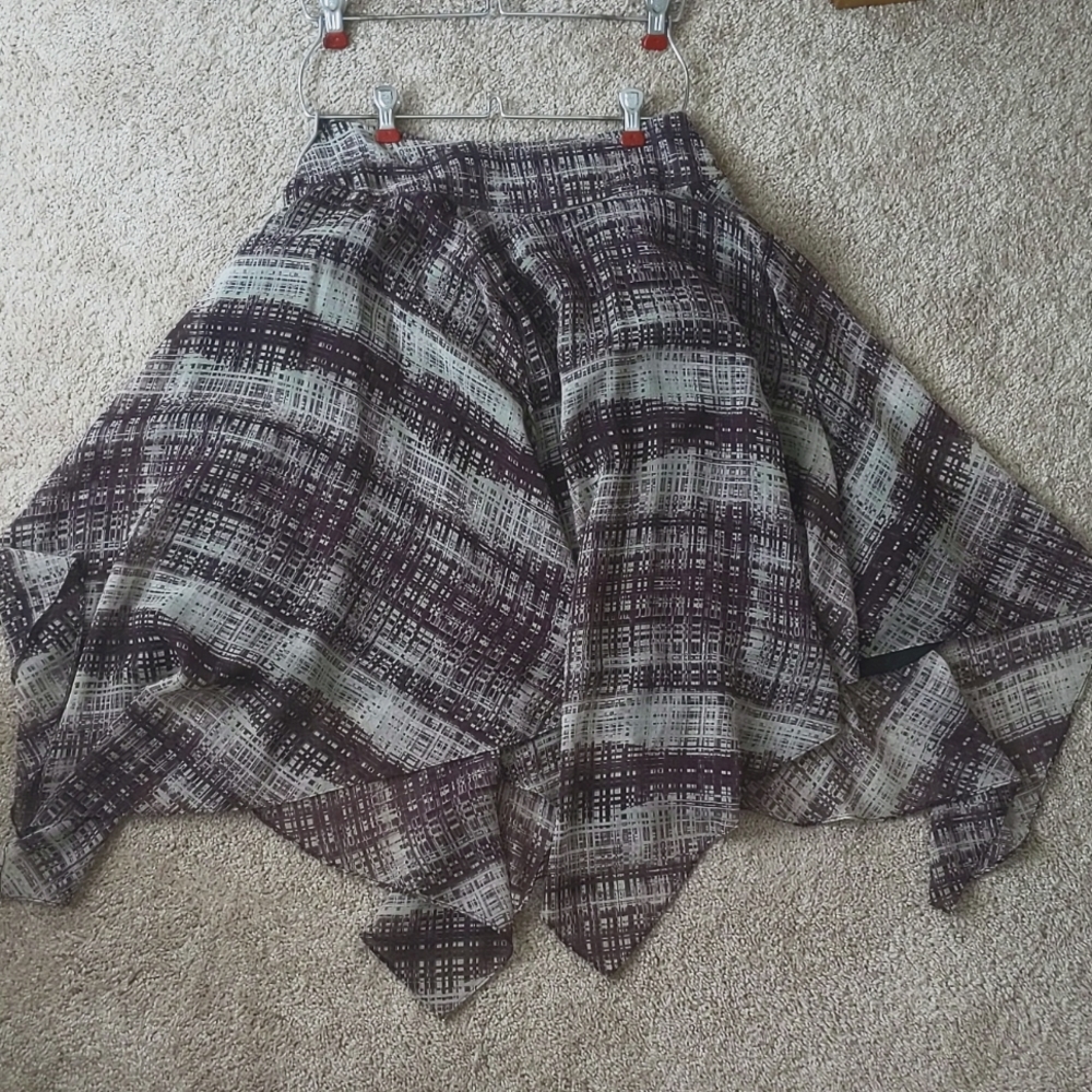 Gorgeous Patterned Silk Skirt